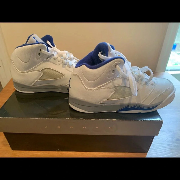 Air Jordan Retro 5 Stealth (2006) Ps size 3Y Brand New w/box - Picture 5 of 7